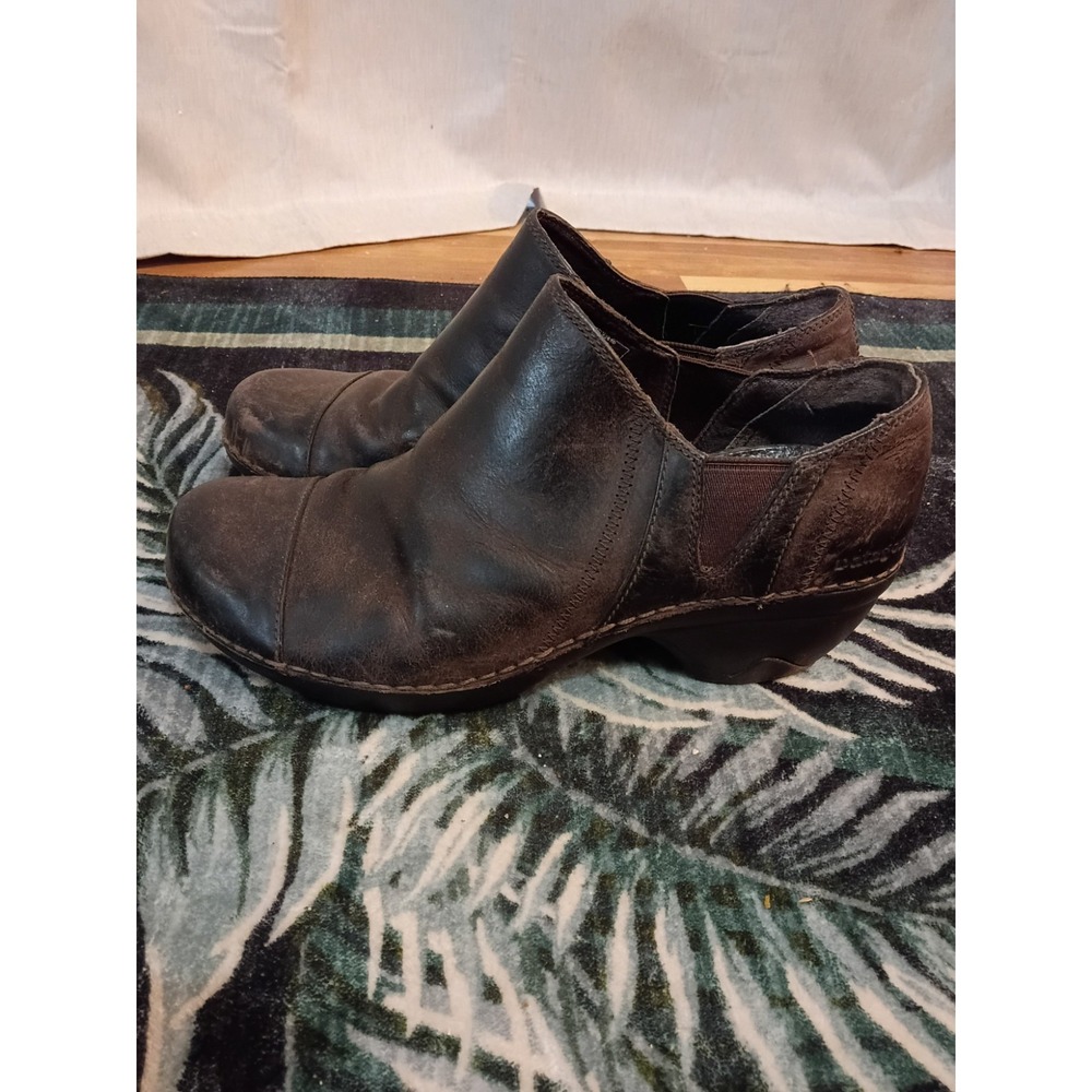 Patagonia Women's Leather Ankle Booties Deep Espresso Brown Comfort Shoes US 7